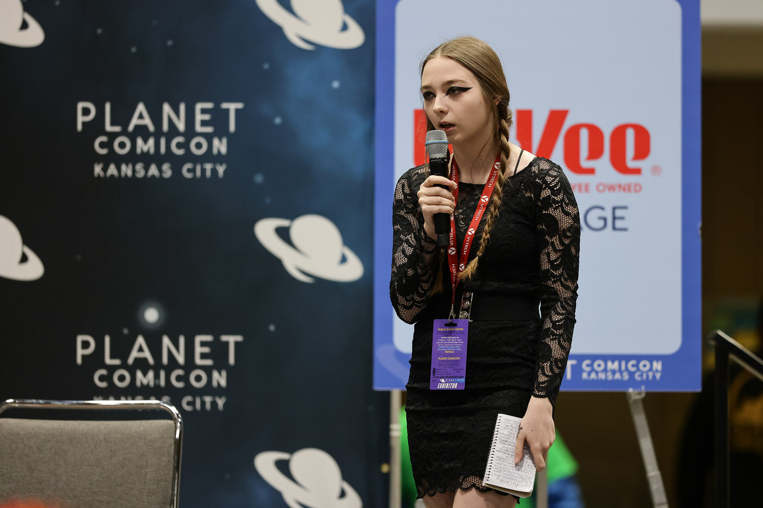 The Comedy Club KC Pop-Culture Roast on Friday at the 2023 Planet Comicon in Kansas City, Missouri on March 17, 2023.