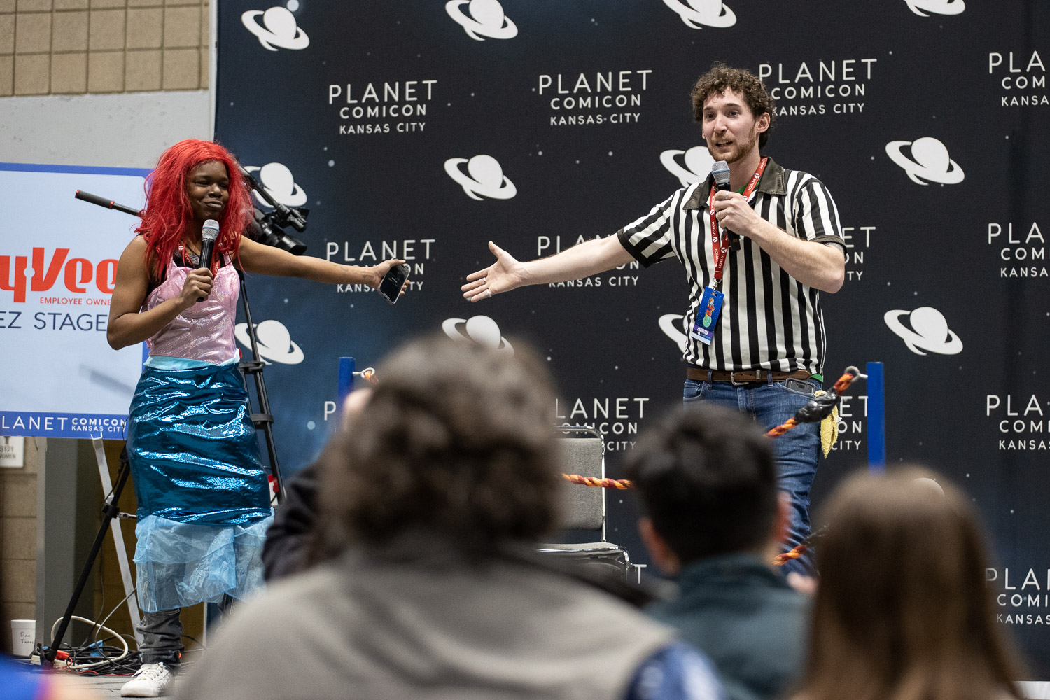 The Comedy Club KC Pop-Culture Roast on Friday at the 2023 Planet Comicon in Kansas City, Missouri on March 17, 2023.