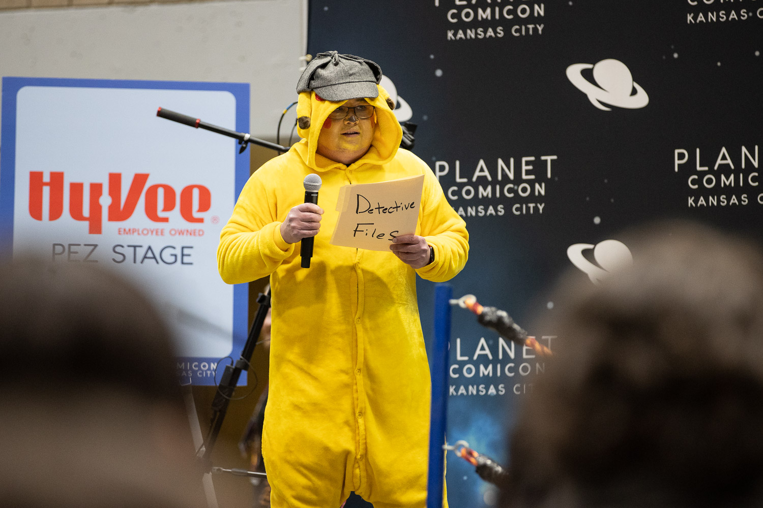 The Comedy Club KC Pop-Culture Roast on Friday at the 2023 Planet Comicon in Kansas City, Missouri on March 17, 2023.