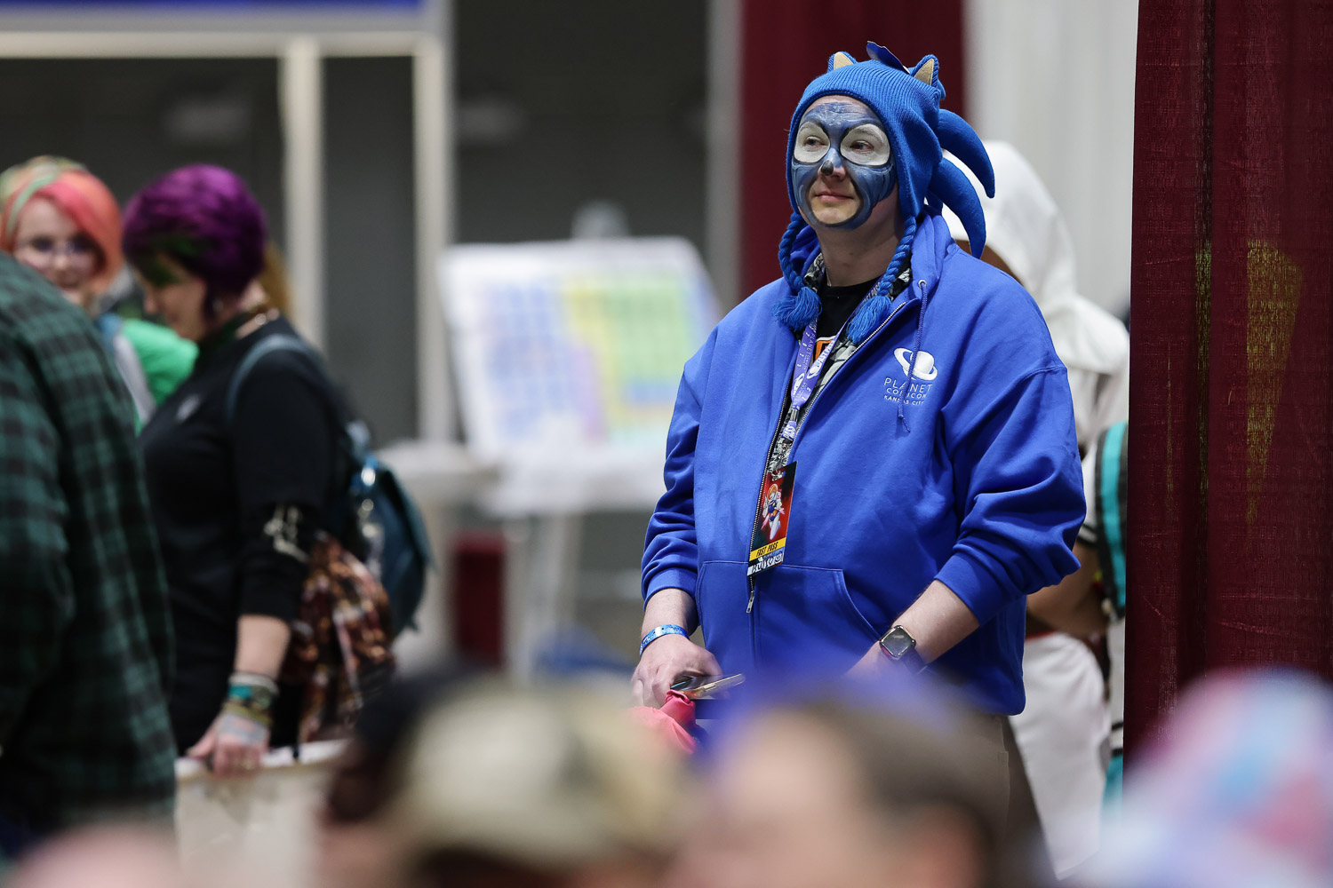 Cosplayers on Friday at the 2023 Planet Comicon in Kansas City, Missouri on March 17, 2023.