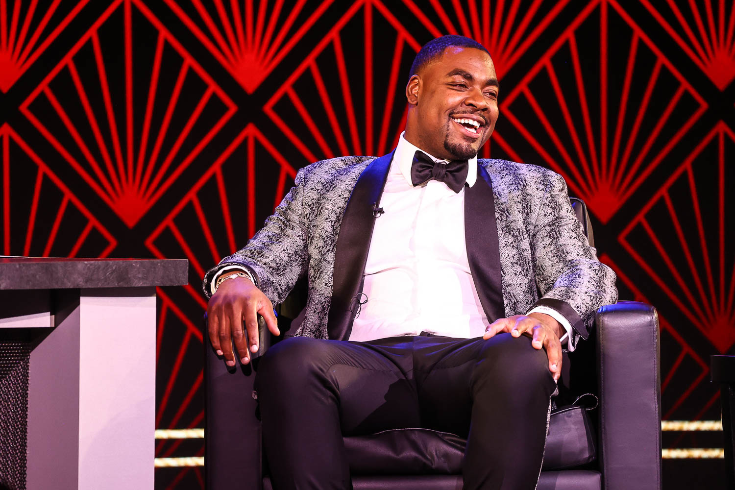 AFC Defensive Player of the Year award recipient Kansas City Chiefs defensive end Chris Jones during the 53rd annual 101 Awards at The Westin Crown Center in Kansas City, Missouri on Saturday, February 25, 2023.