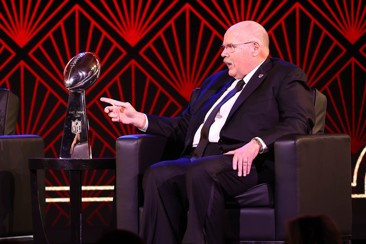 Kansas City Chiefs Head Coach Andy Reid during the 53rd annual 101 Awards at The Westin Crown Center in Kansas City, Missouri on Saturday, February 25, 2023.