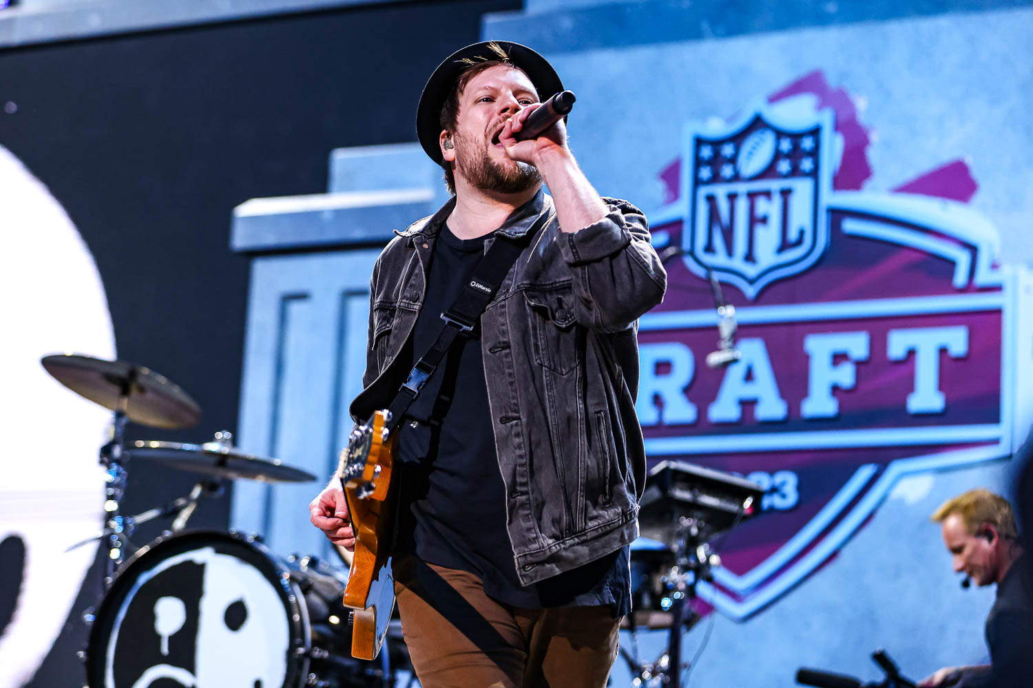 Patrick Stump, lead vocalist and guitarist of Fall Out Boy