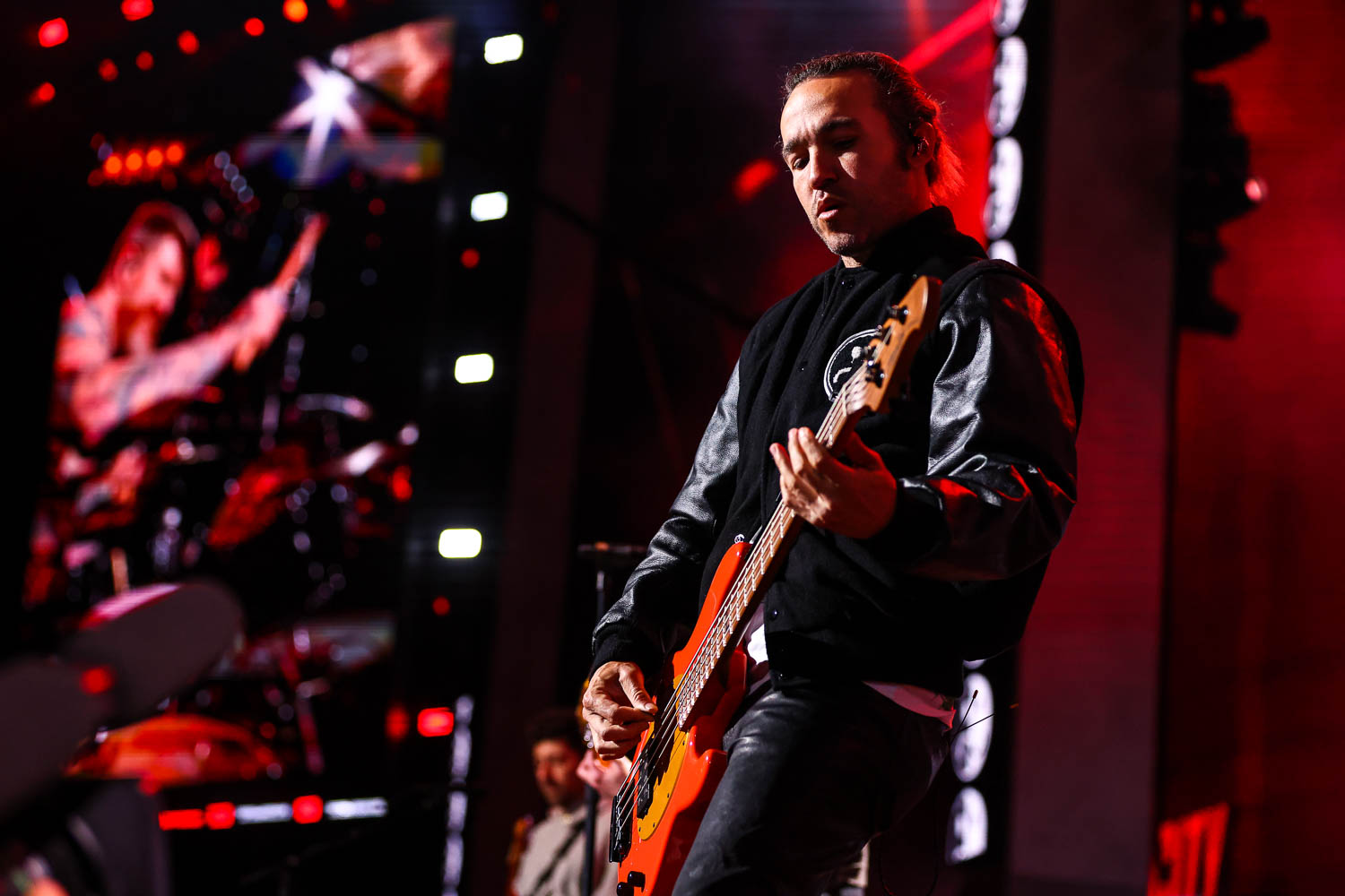 Pete Wentz, bass guitarist of Fall Out Boy
