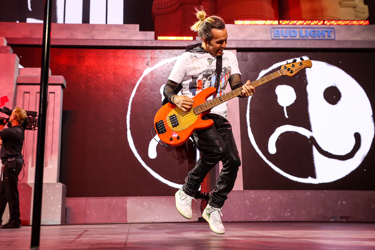 Pete Wentz, bass guitarist of Fall Out Boy
