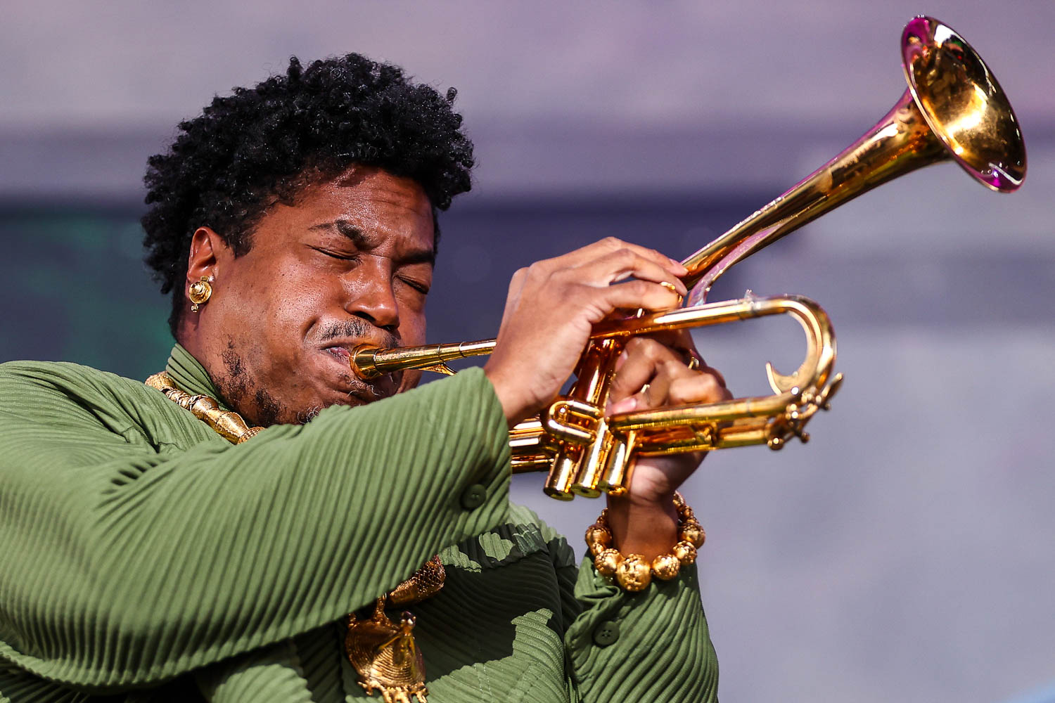 Thundercat performing at the NFL Draft at Union Station in Kansas City, Missouri on April 29, 2023
