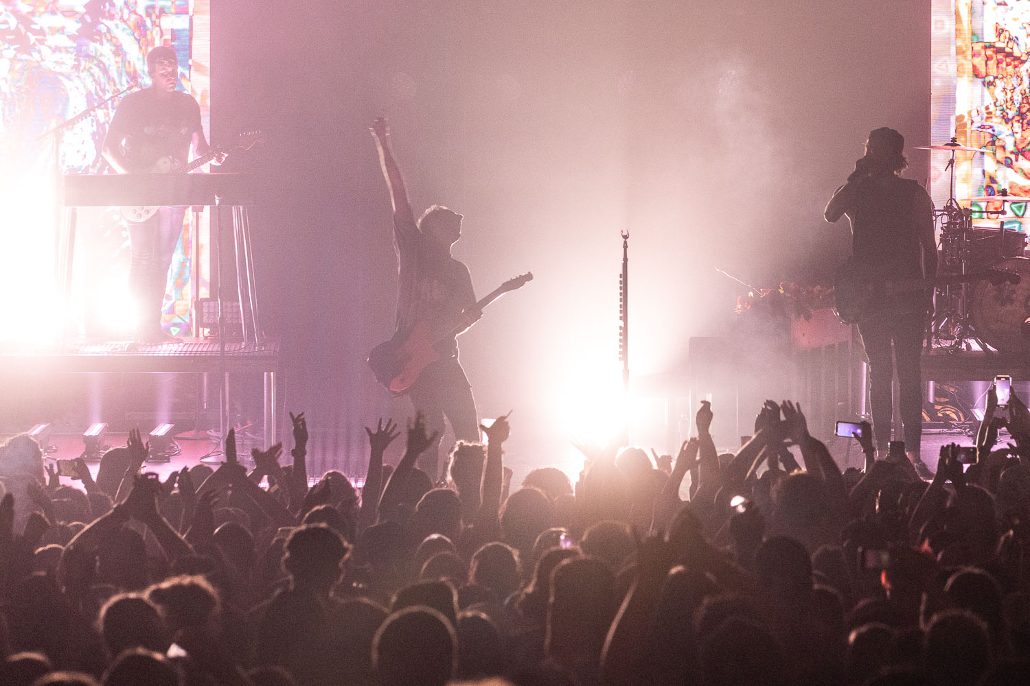 All Time Low performing at The Midland Theatre in Kansas City, Missouri on June 3, 2023.