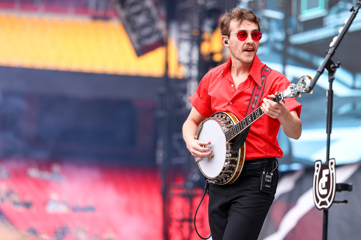 Adam Gallegos, multi instrumentalist of Flatland Cavalry