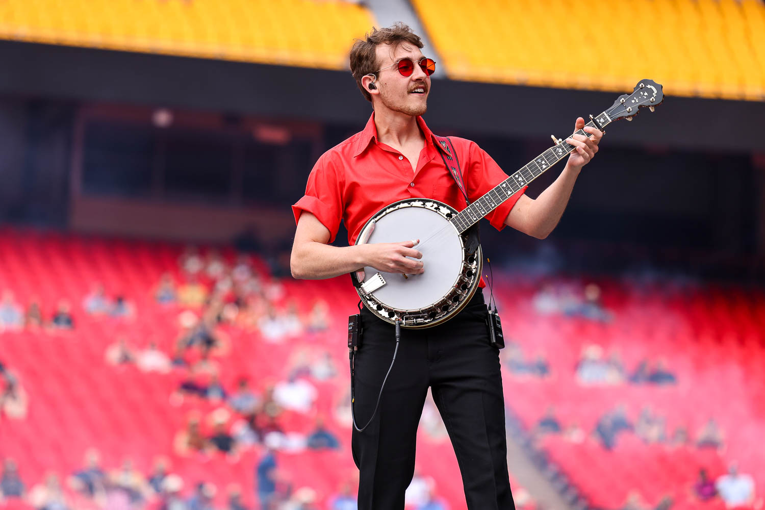 Adam Gallegos, multi instrumentalist of Flatland Cavalry