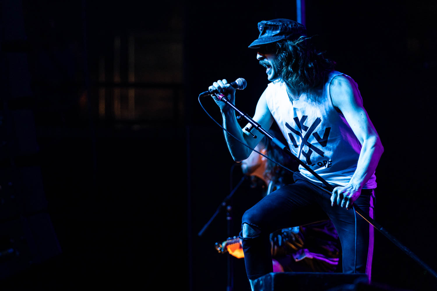 Eugene Hütz, lead singer of Gogol Bordello