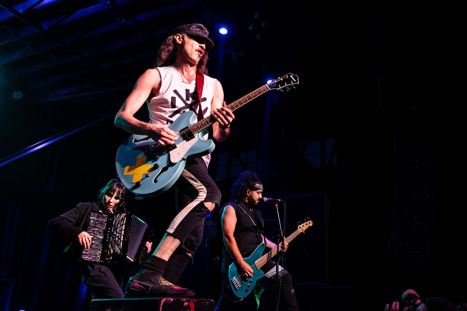 Eugene Hütz, lead singer of Gogol Bordello