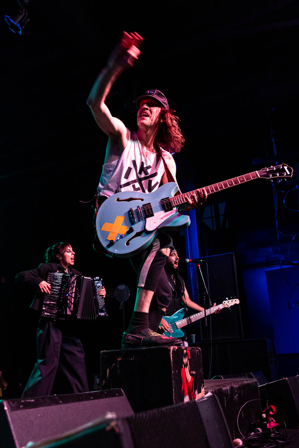 Eugene Hütz, lead singer of Gogol Bordello