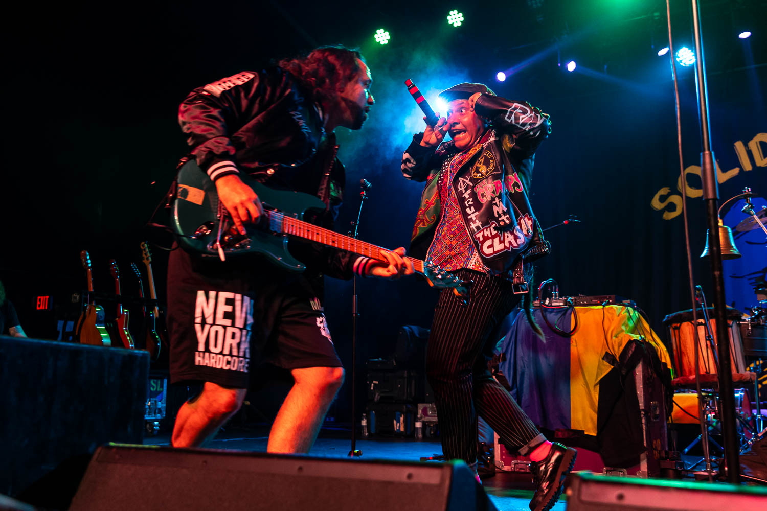 Pedro Erazo and Leo Tek of Gogol Bordello