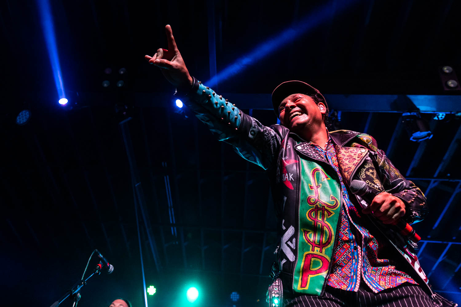 Pedro Erazo, percussionist and MC of Gogol Bordello