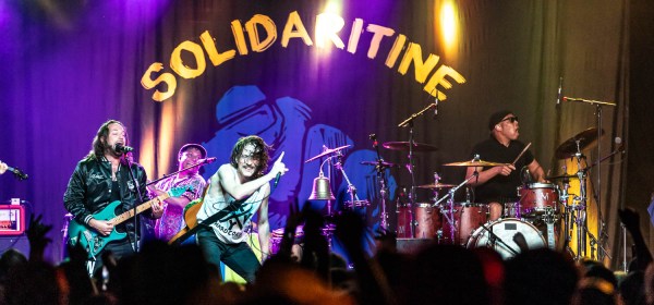 Gogol Bordello performing at The Truman in Kansas City, Missouri on July 11, 2023