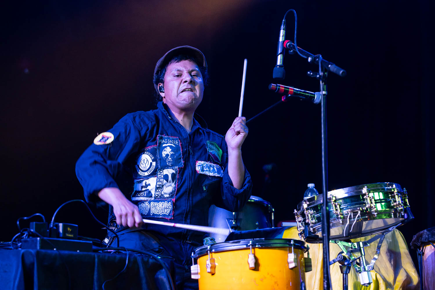Pedro Erazo drumming for Puzzled Panther