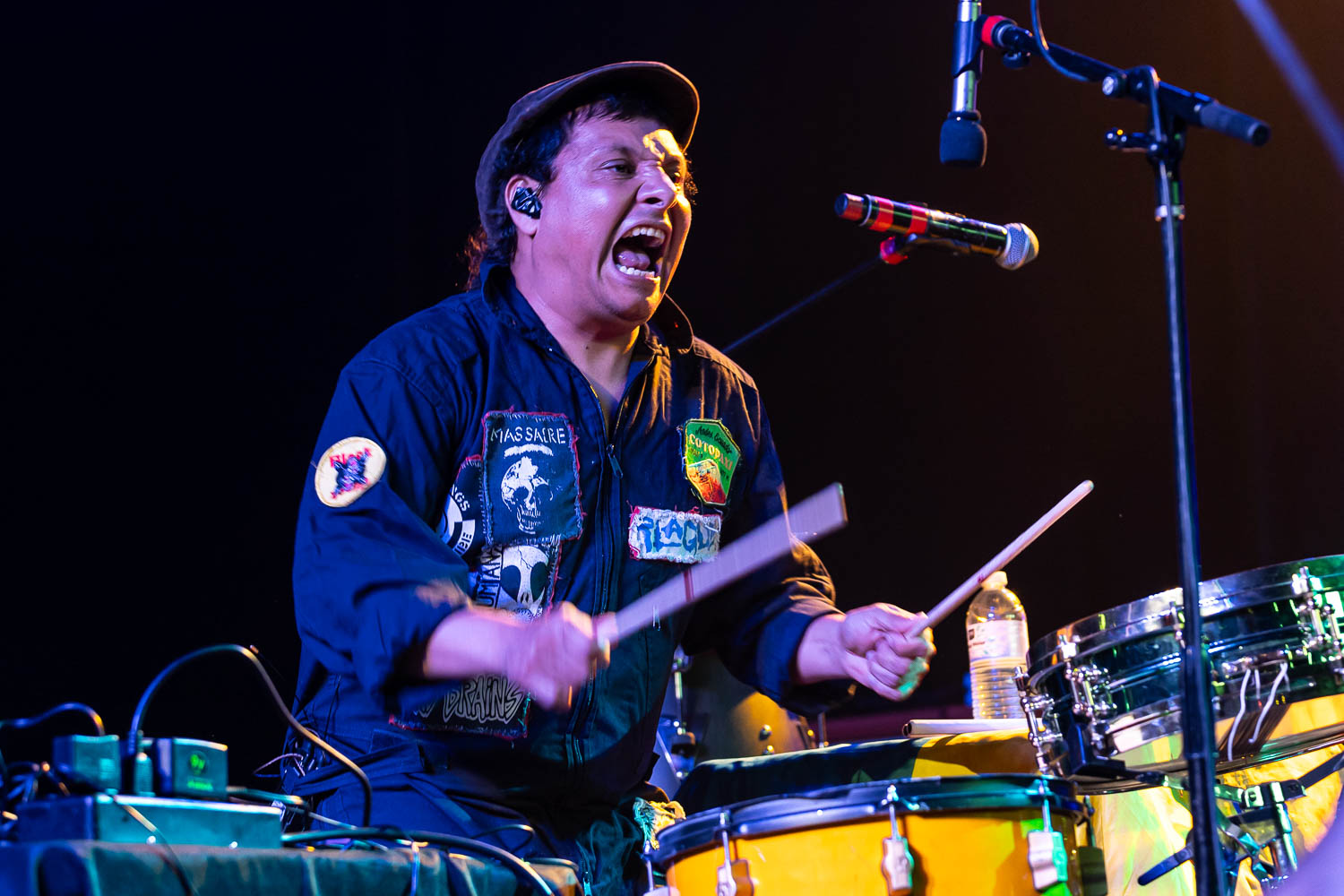 Pedro Erazo drumming for Puzzled Panther
