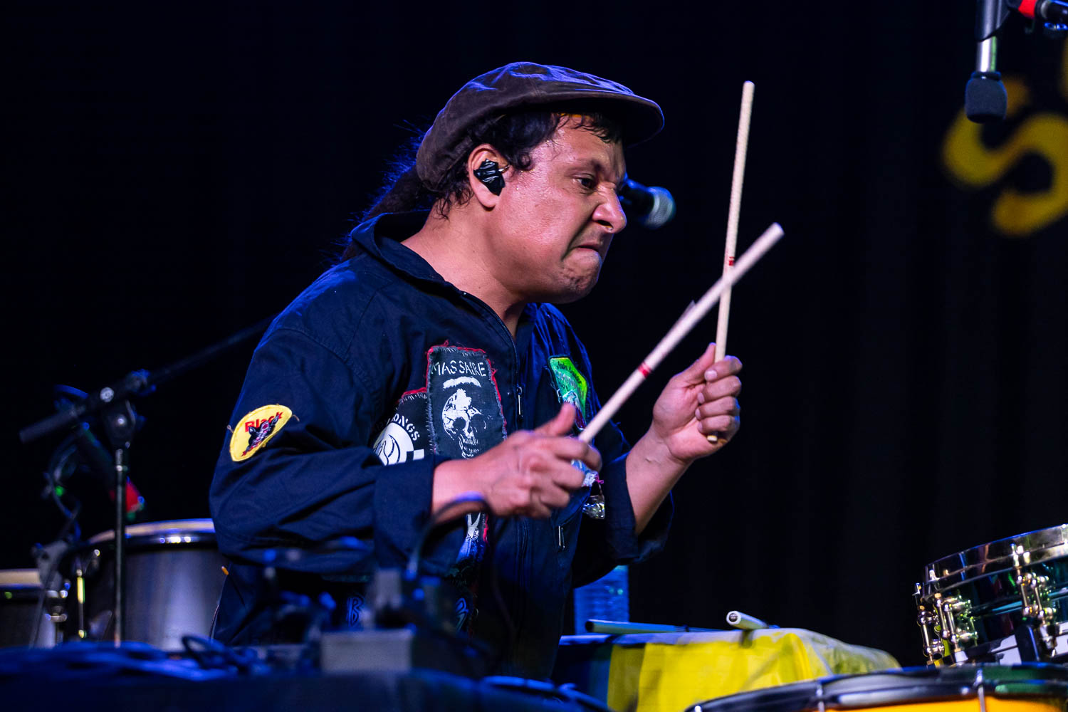 Pedro Erazo drumming for Puzzled Panther
