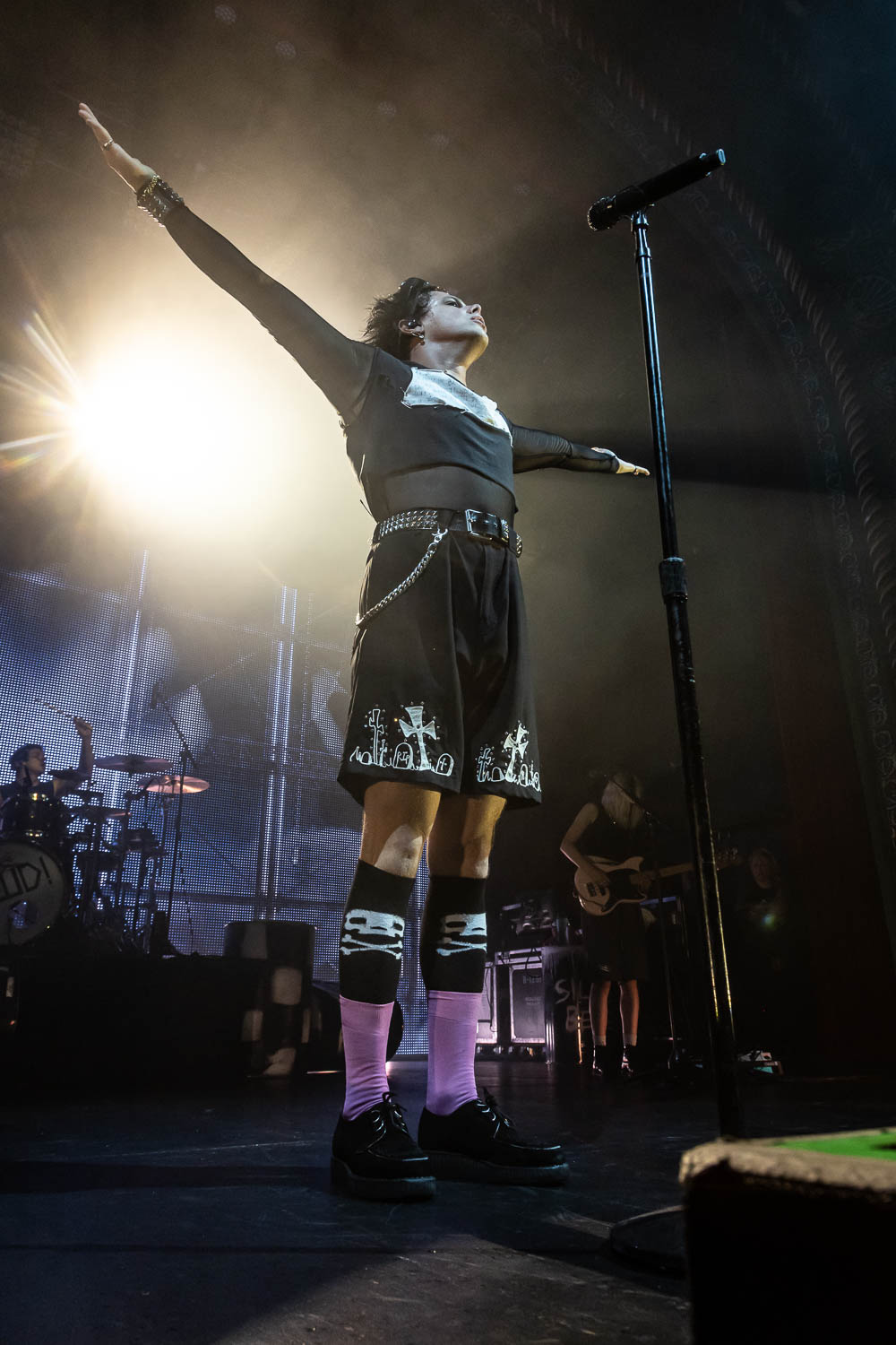 YUNGBLUD performing at Uptown Theater in Kansas City, Missouri on July 25, 2023.