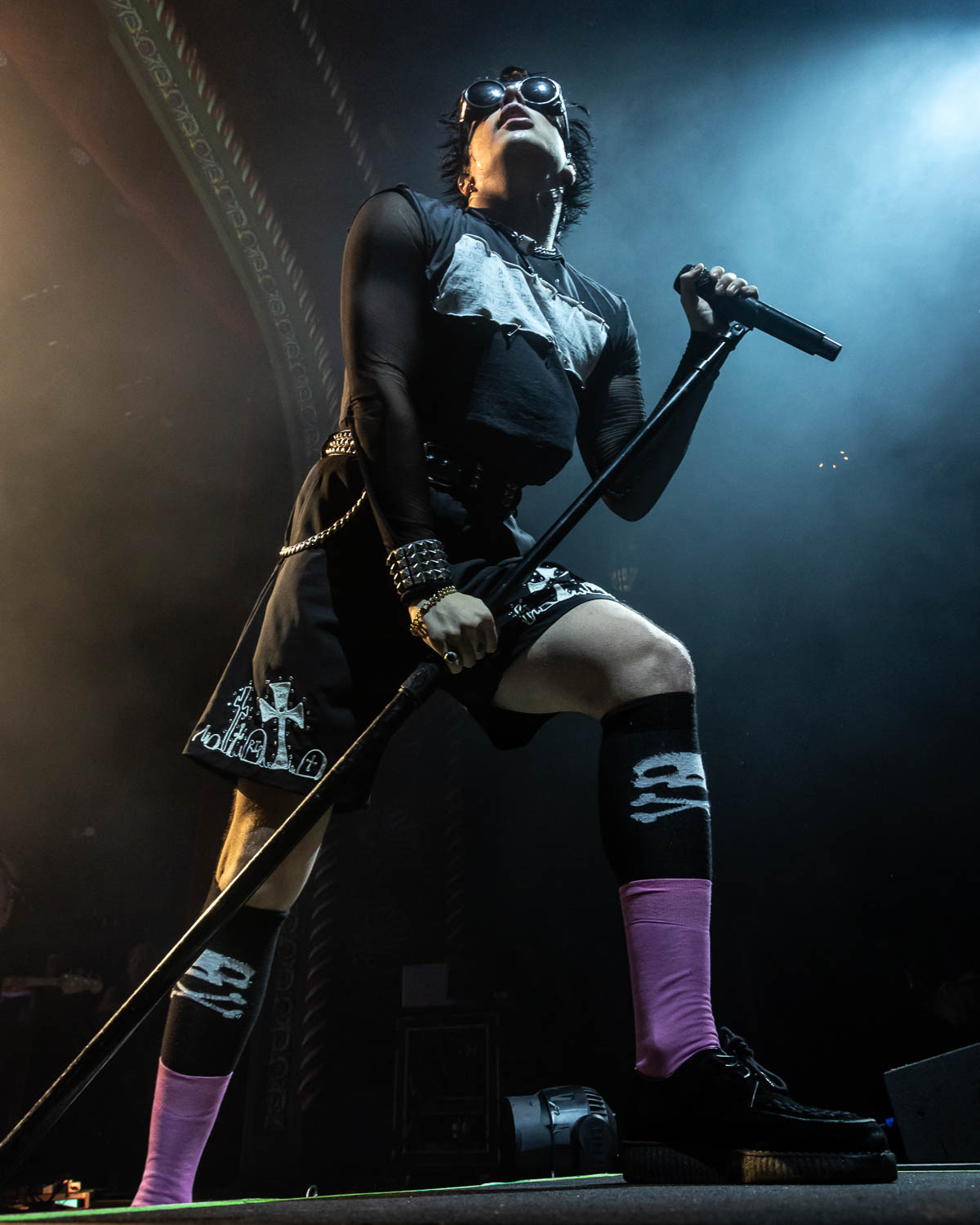 YUNGBLUD performing at Uptown Theater in Kansas City, Missouri on July 25, 2023.