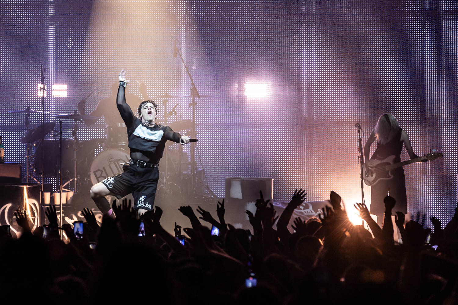 YUNGBLUD performing at Uptown Theater in Kansas City, Missouri on July 25, 2023.