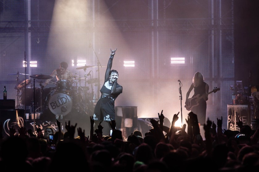 YUNGBLUD performing at Uptown Theater in Kansas City, Missouri on July 25, 2023.