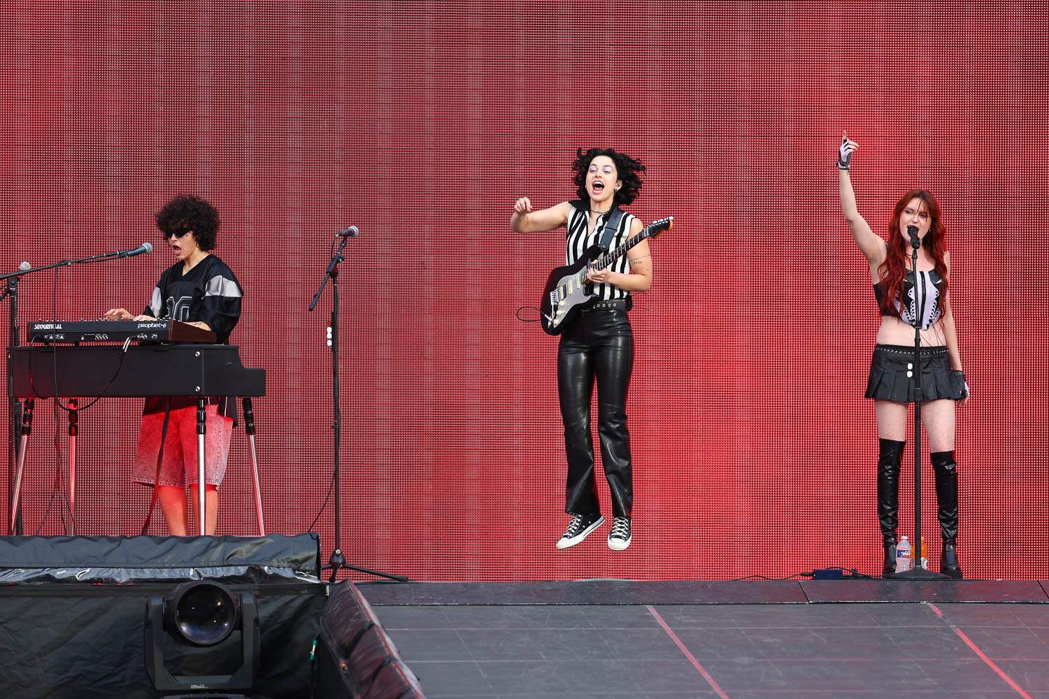Muna performing at GEHA Field at Arrowhead Stadium