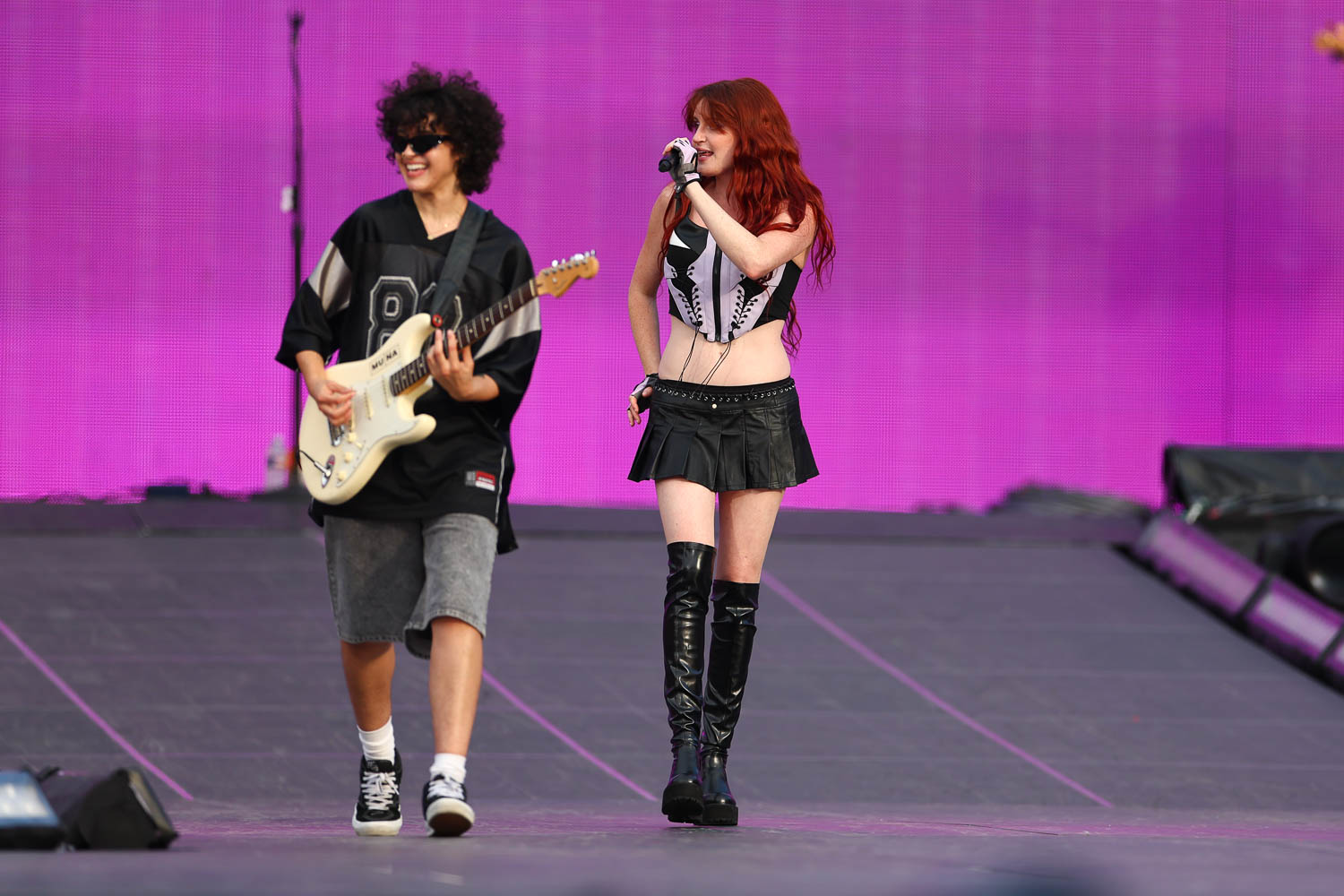 Katie Gavin and Naomi McPherson of Muna