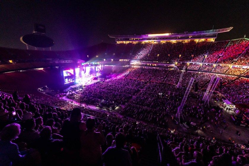 Billy Joel concert at GEHA Field at Arrowhead Stadium on Saturday, August 19, 2023.