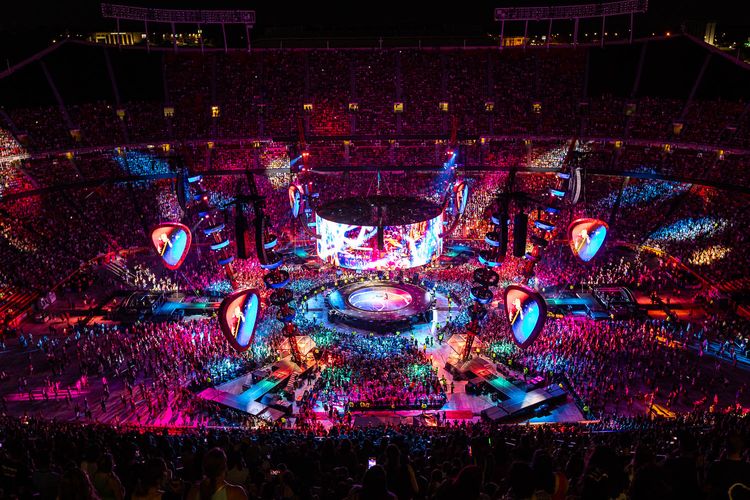 Ed Sheeran concert at GEHA Field at Arrowhead Stadium on Saturday, August 5, 2023.