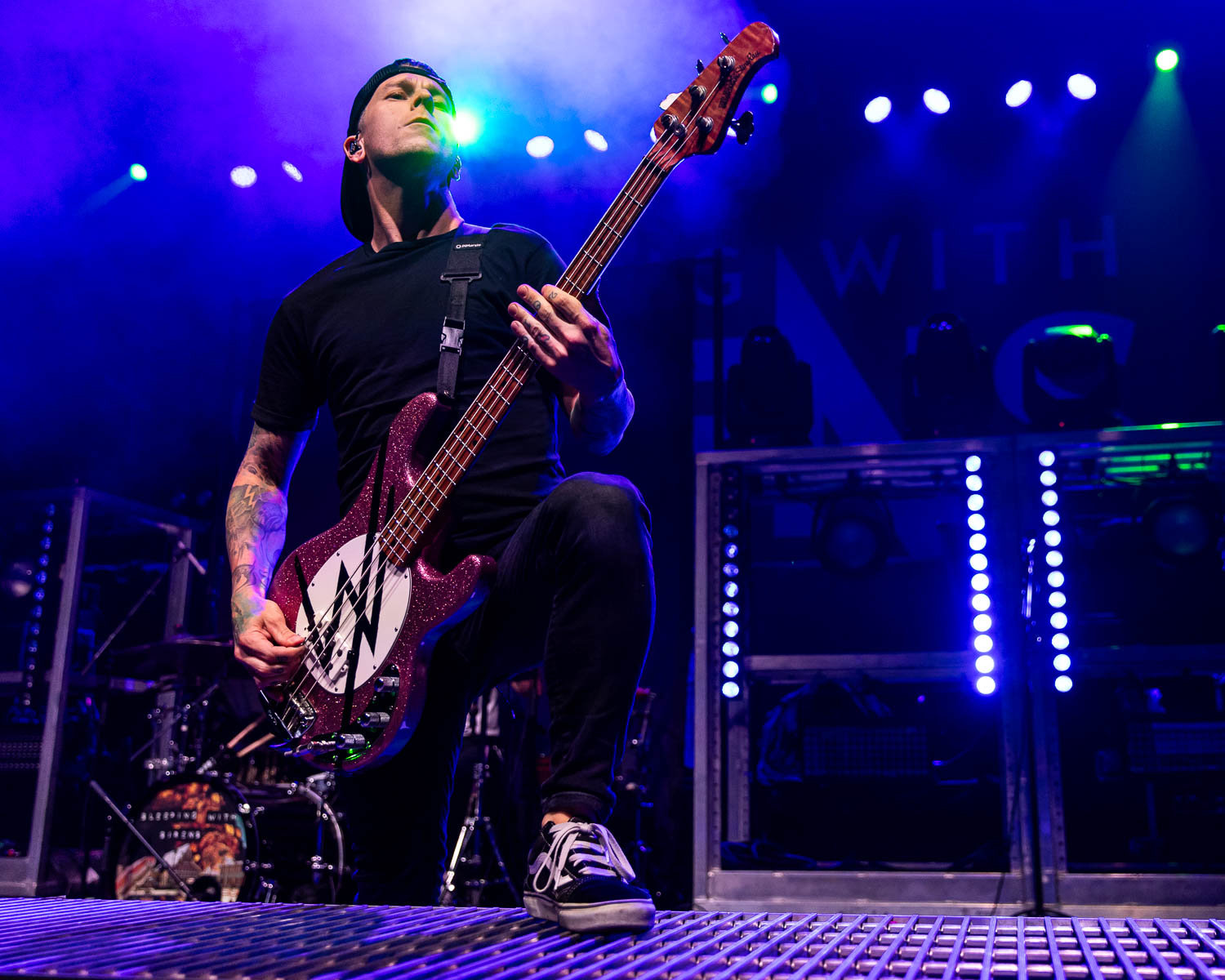 Justin Hills, bass guitarist of Sleeping With Sirens