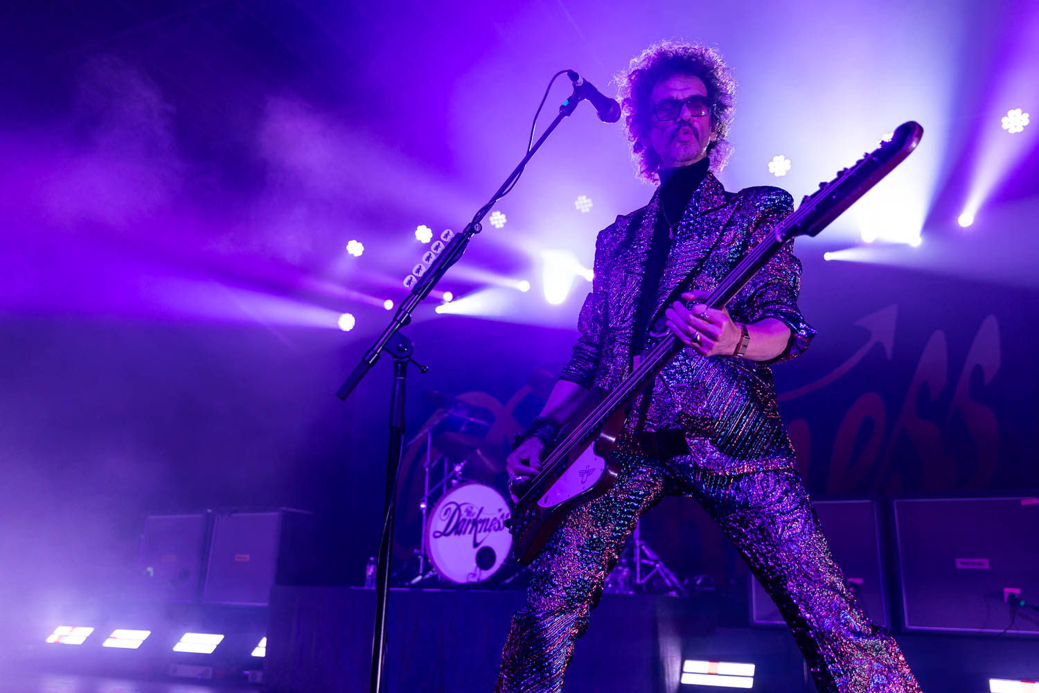 Frankie Poullain, bass guitarist of The Darkness