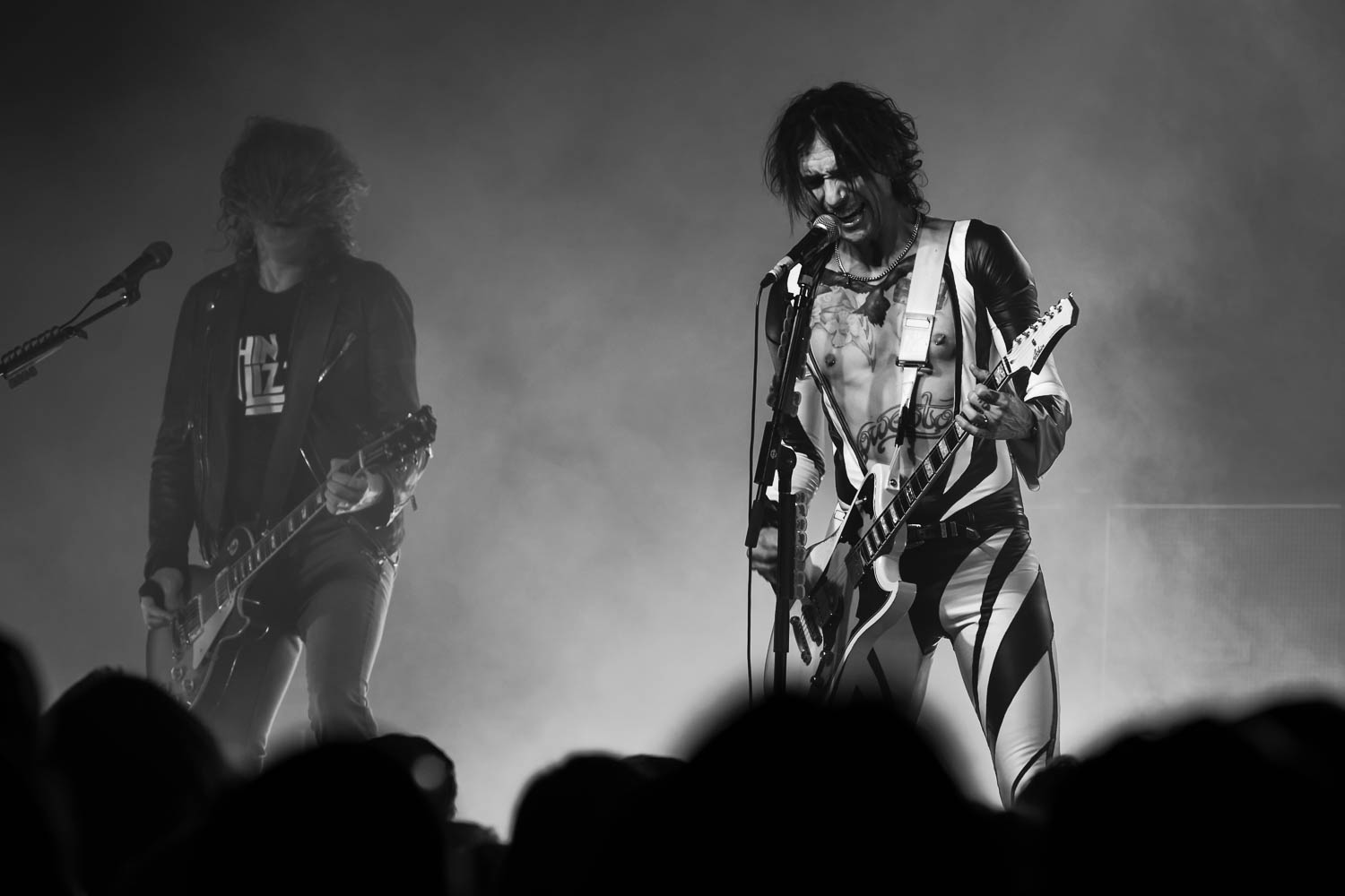 Dan and Justin Hawkins of The Darkness