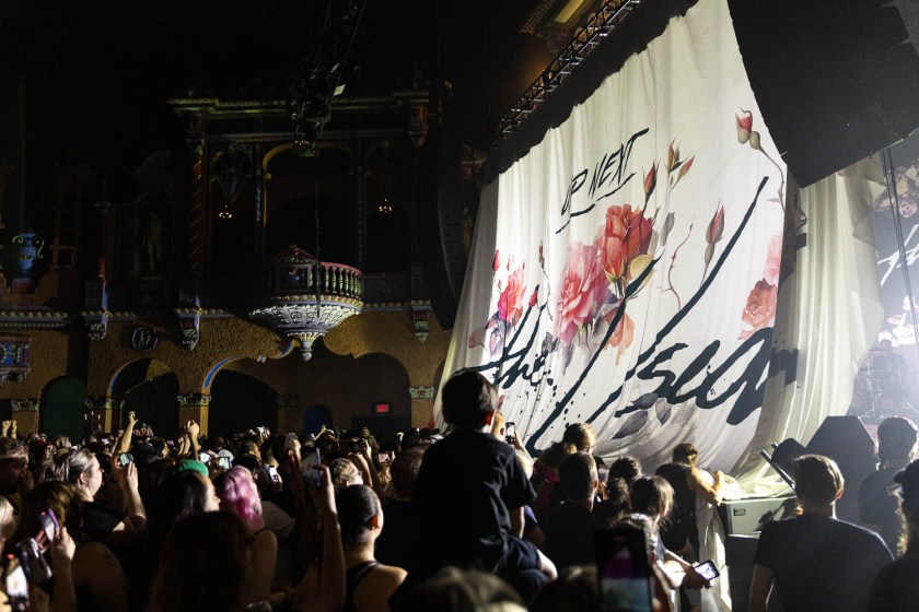 The Used performing at Uptown Theater in Kansas City, Missouri on September 20, 2023.