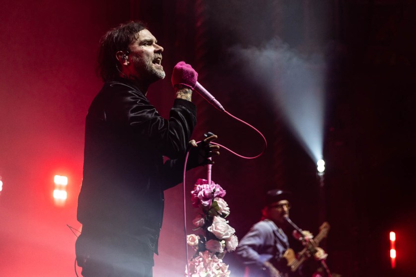 Bert McCracken, lead vocalist of The Used