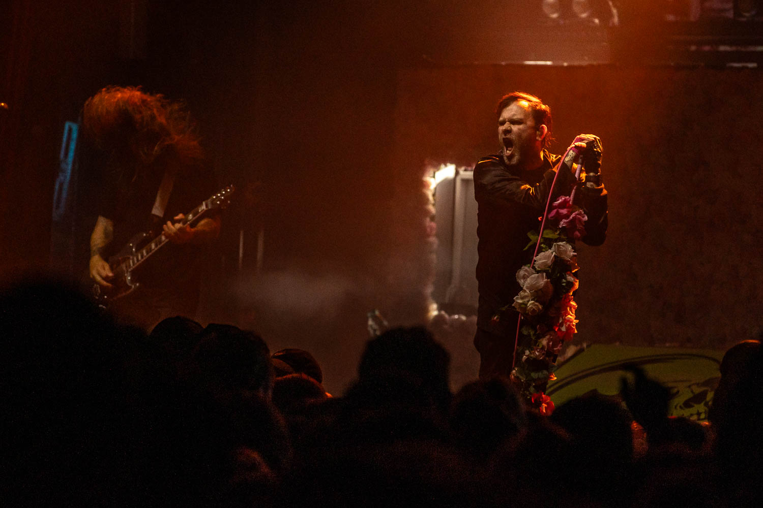 Bert McCracken, lead vocalist of The Used