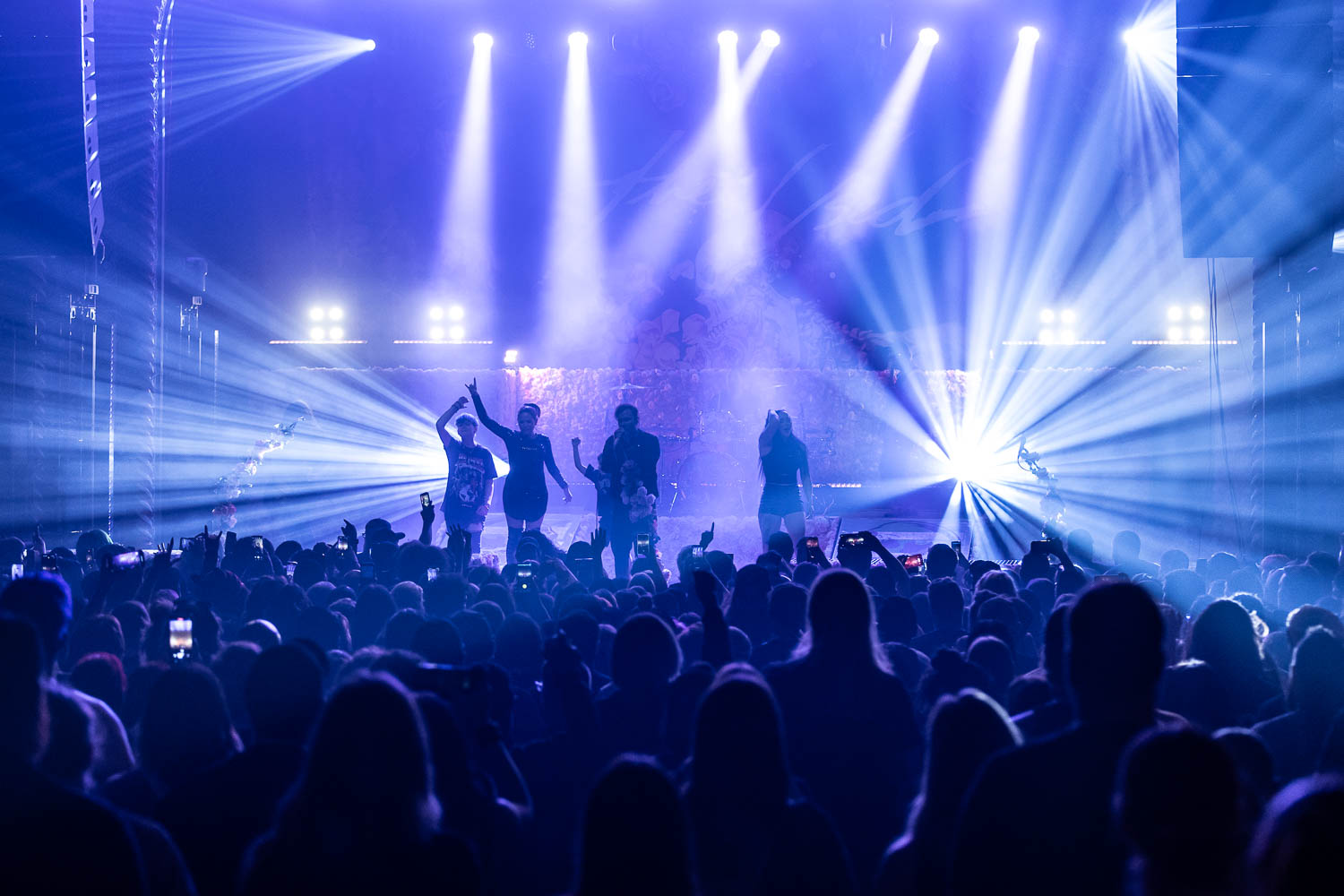 The Used performing at Uptown Theater in Kansas City, Missouri on September 20, 2023.