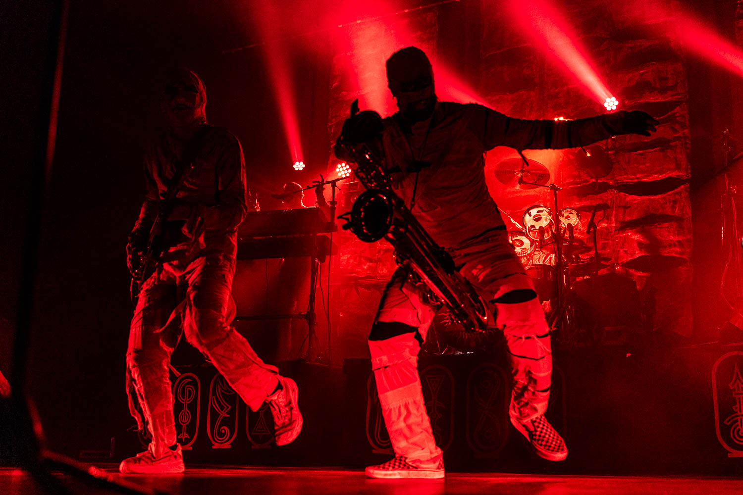 Here Come the Mummies performing at Uptown Theater in Kansas City, Missouri on Sunday, November 12, 2023.