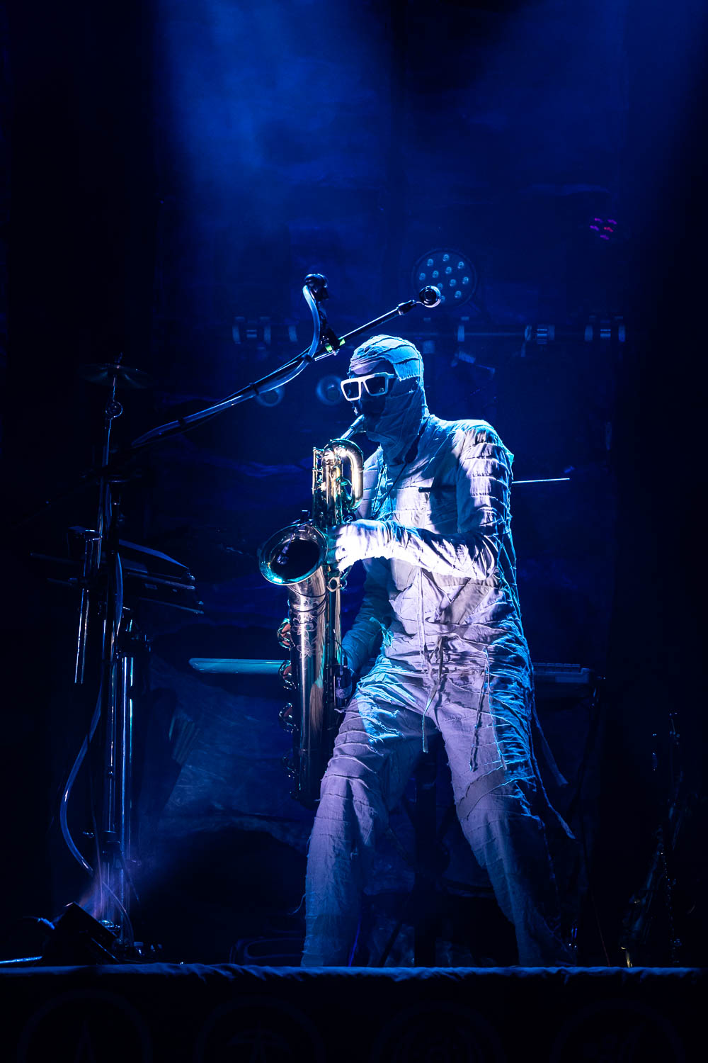 Here Come the Mummies performing at Uptown Theater in Kansas City, Missouri on Sunday, November 12, 2023.
