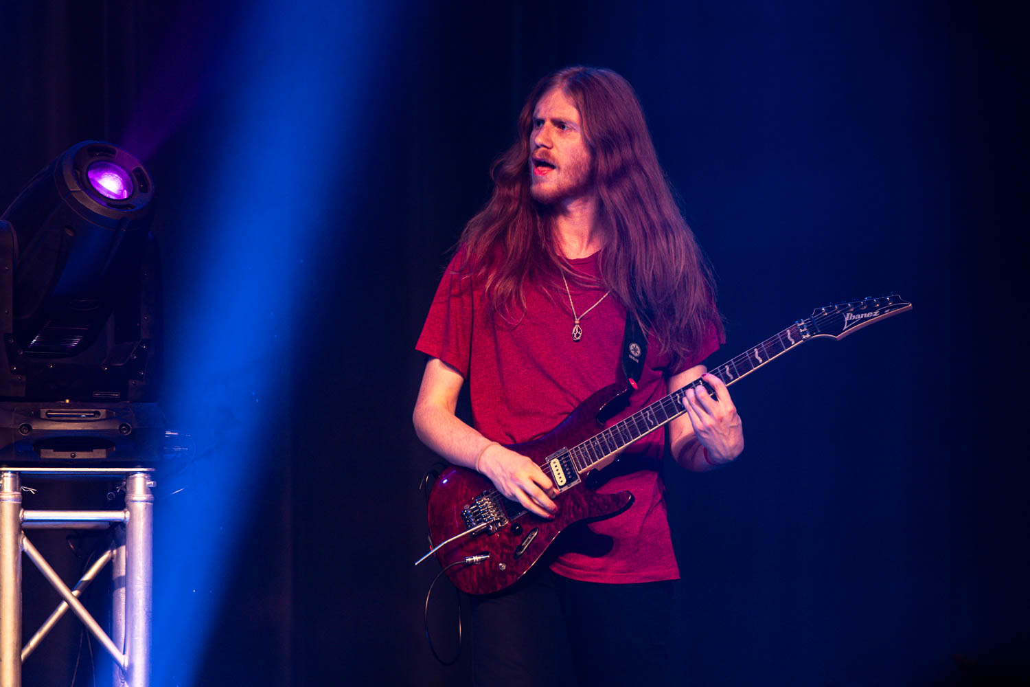 Dov Beck-Levine, touring guitarist of Mia X Ally