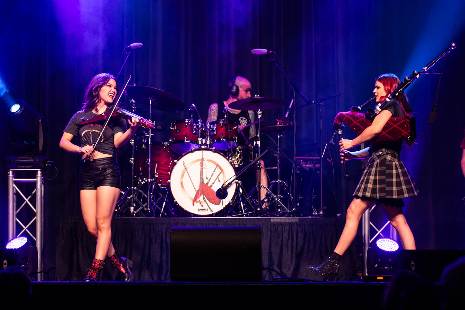 Mia X Ally performing at the Harrah's VooDoo Lounge in Kansas City, Missouri on November 10, 2023.