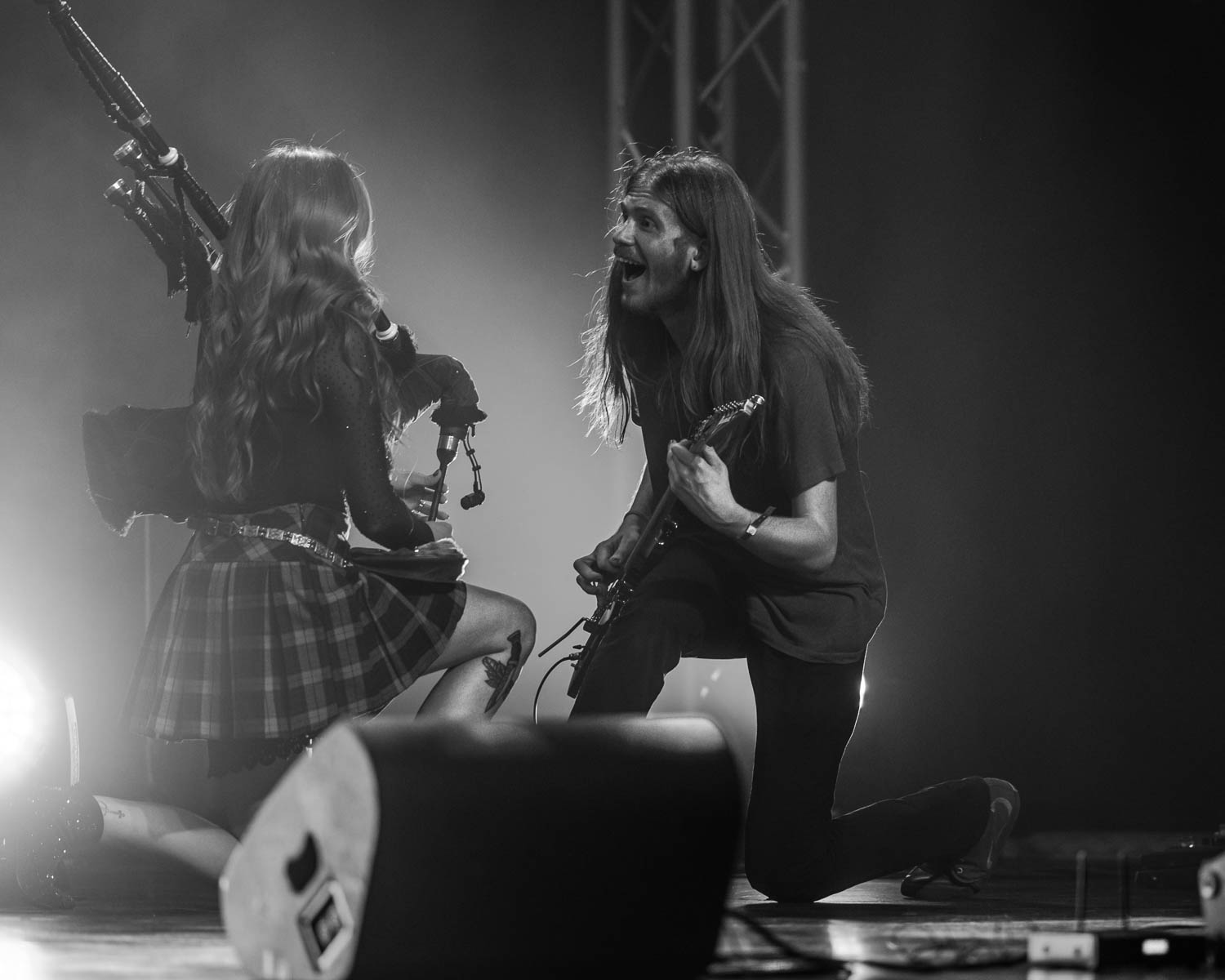 Dov Beck-Levine, touring guitarist of Mia X Ally