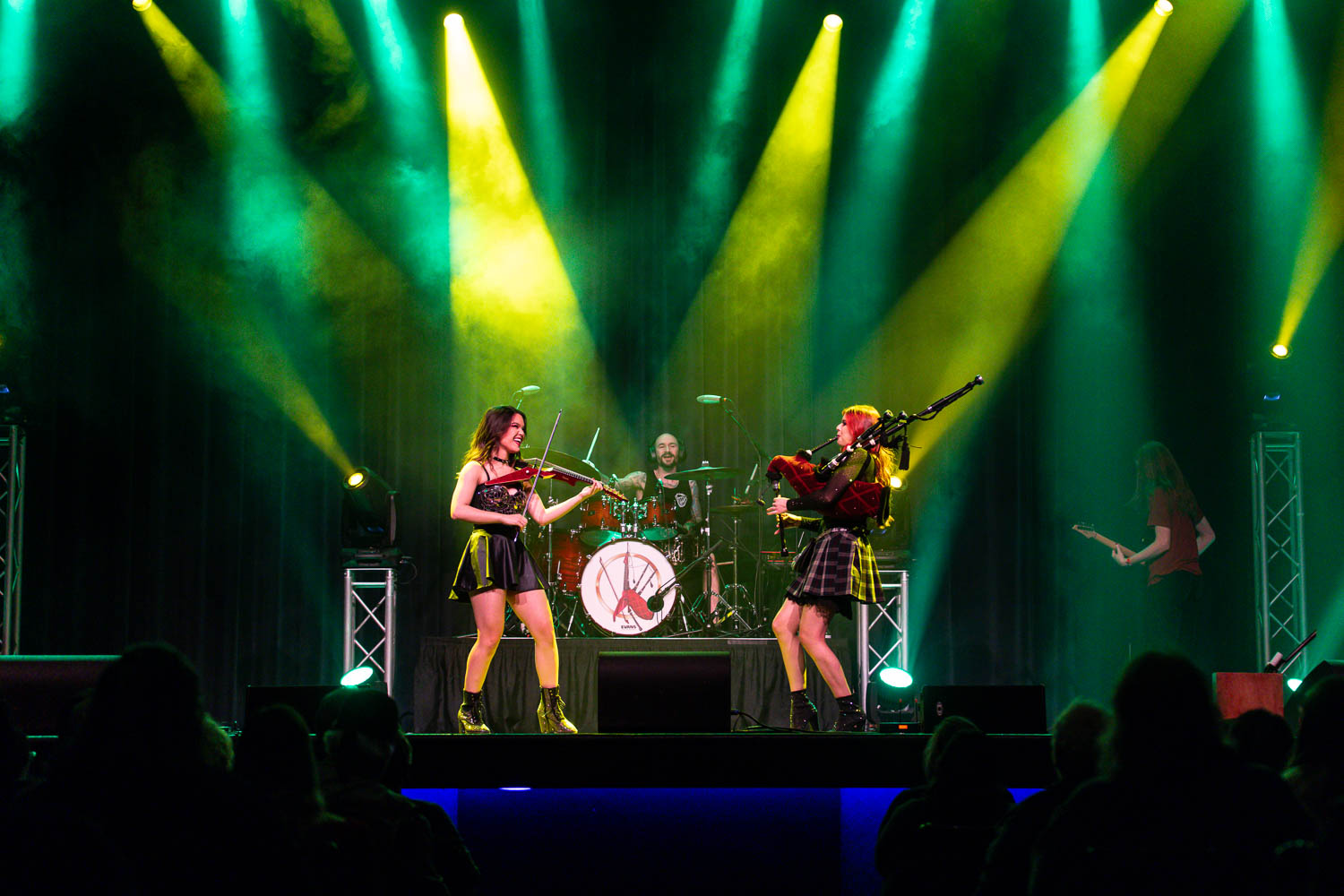 Mia X Ally performing at the Harrah's VooDoo Lounge in Kansas City, Missouri on November 10, 2023.