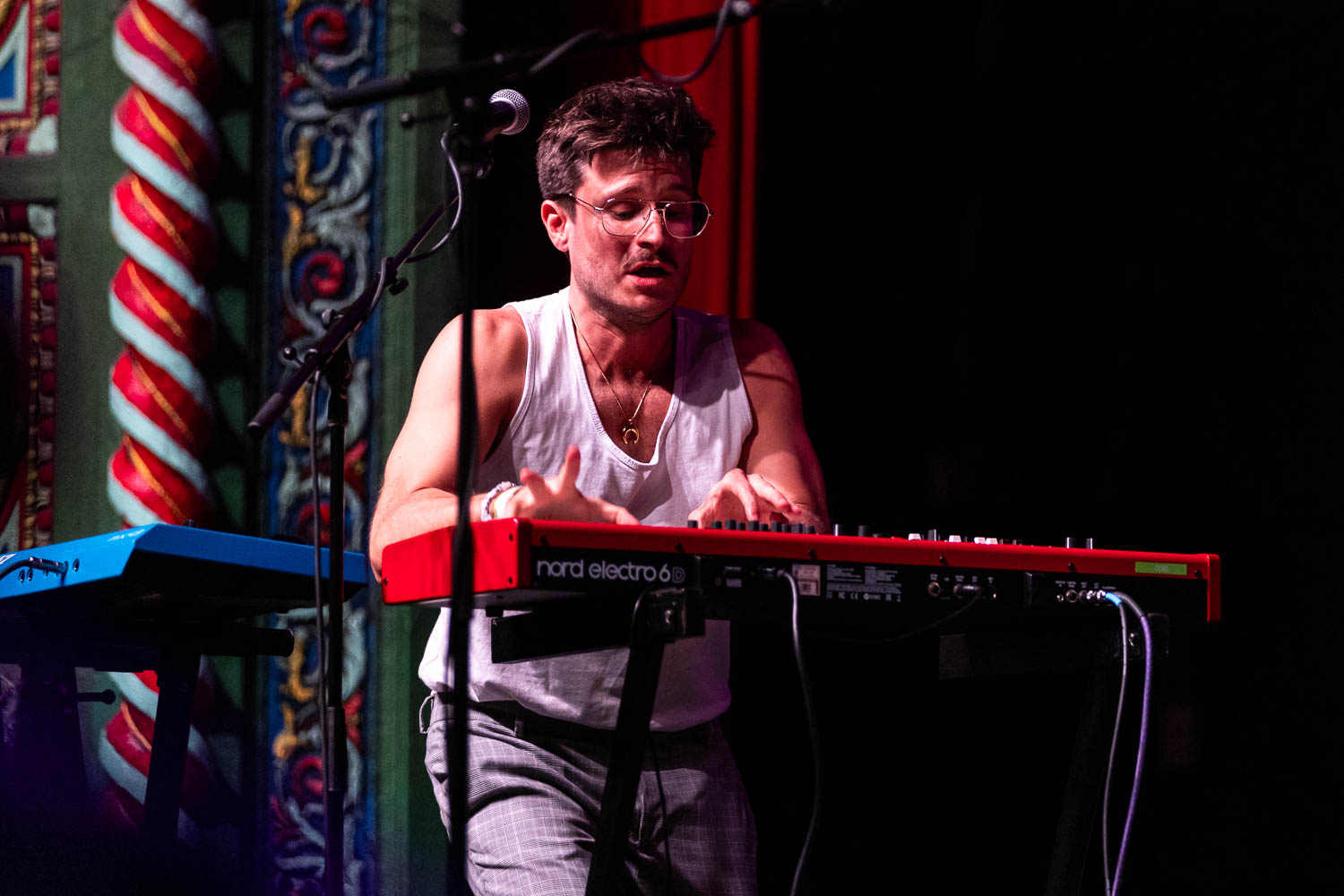 Kevin Jerez keyboardist of Post Sex Nachos