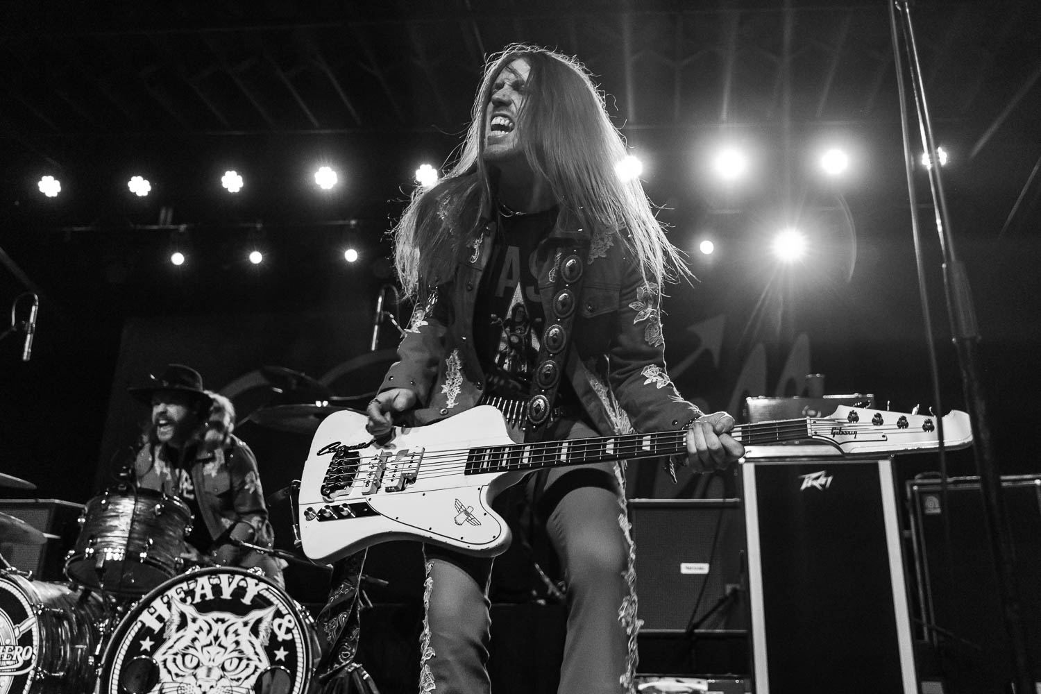 Jon Green, bass guitarist of the Comancheros