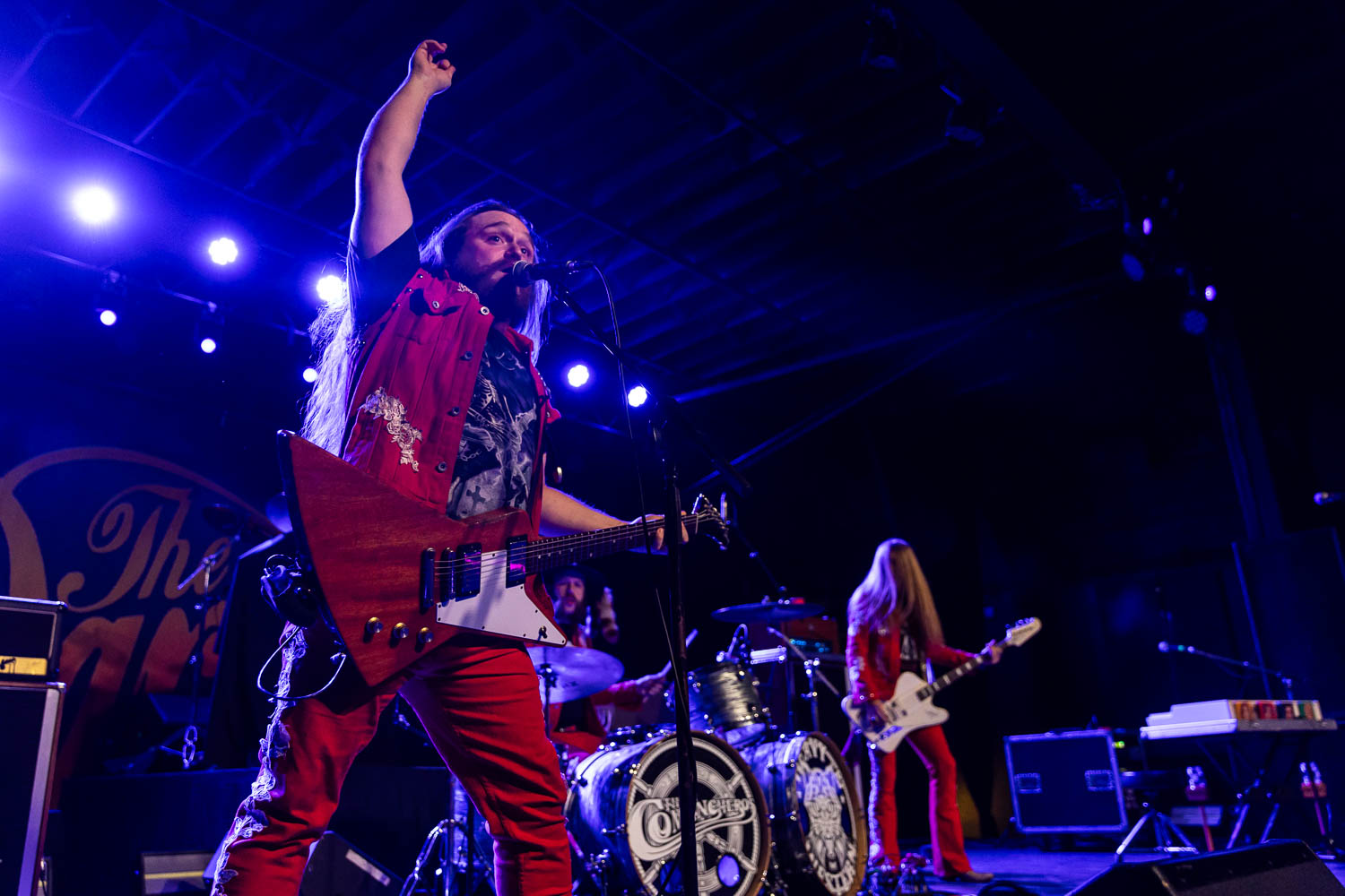 Tanner Jones, guitarist and vocalist of the Comancheros