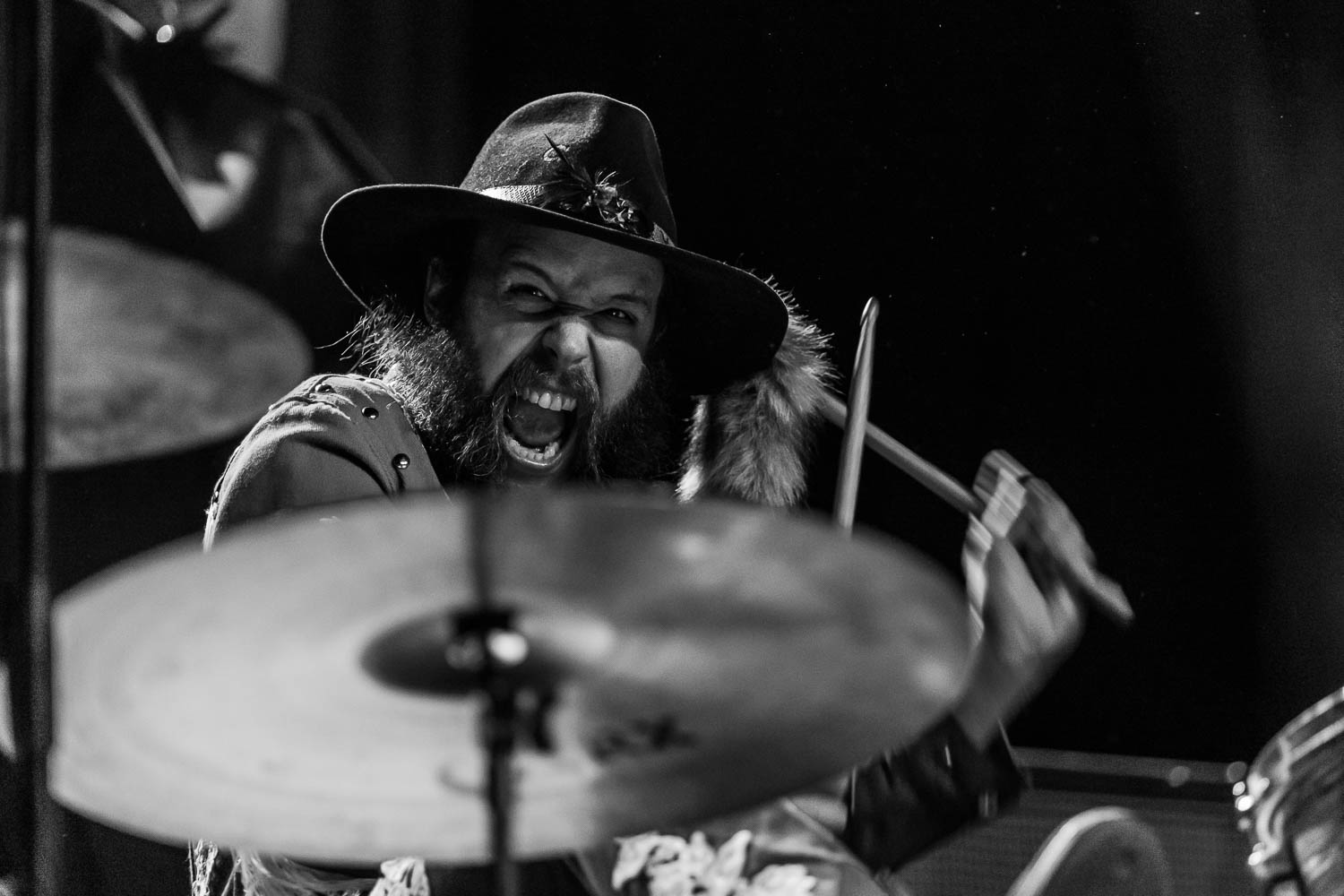 R. Michael Cook, drummer of the Comancheros