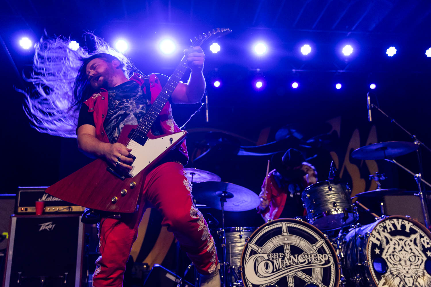 Tanner Jones, guitarist and vocalist of the Comancheros