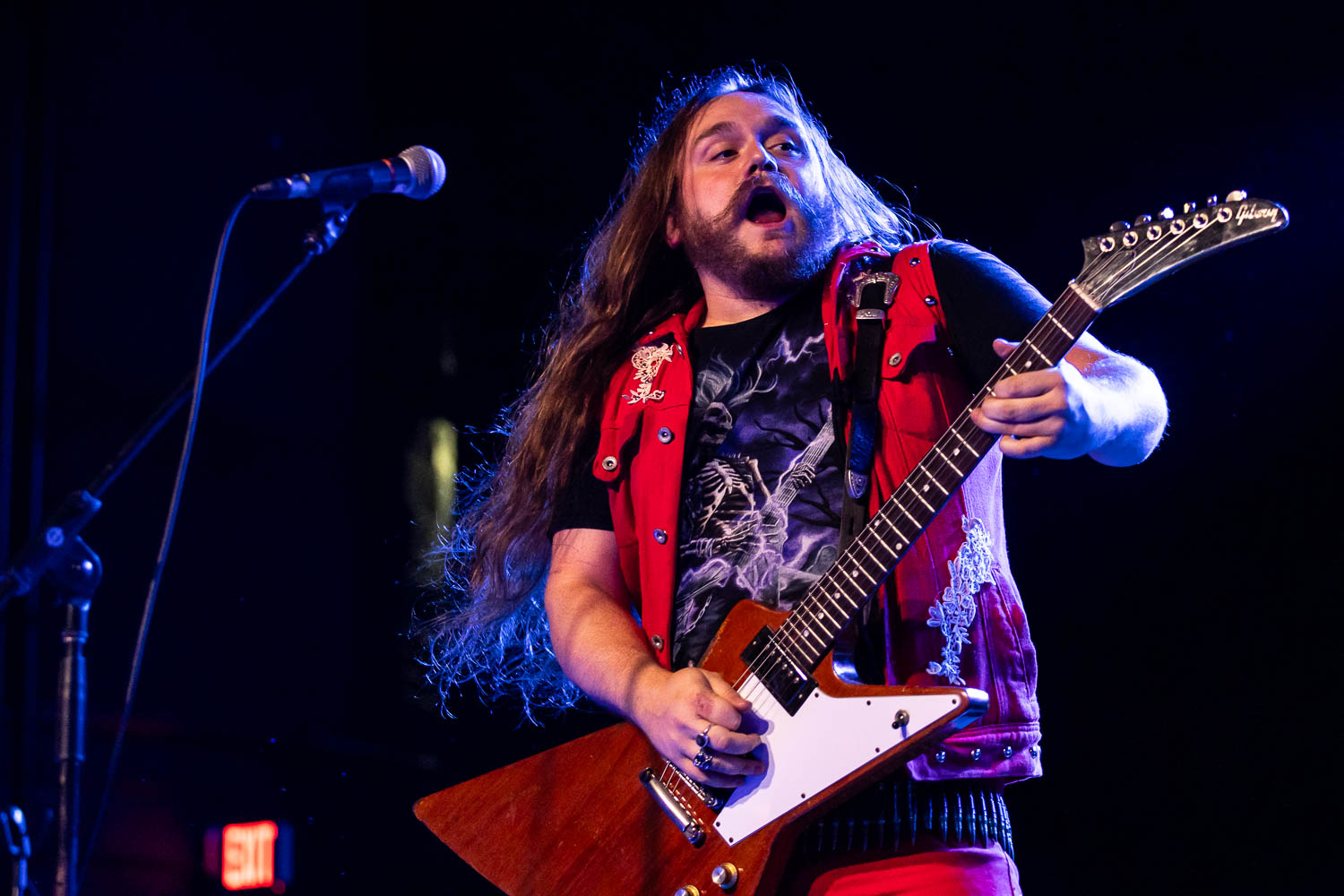 Tanner Jones, guitarist and vocalist of the Comancheros