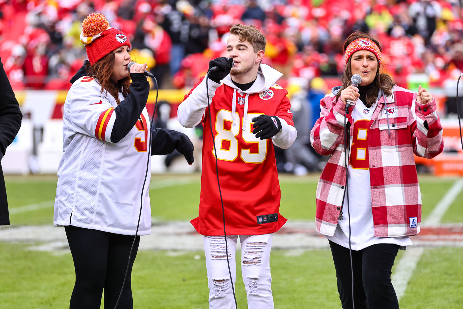 Alto Missy Melkonian, Baritone Nick Zuelsdorf, and Soprano Kathryn Marie of The Trills